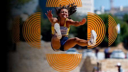 EXCLUSIVE - Long Jump Heptathlon
