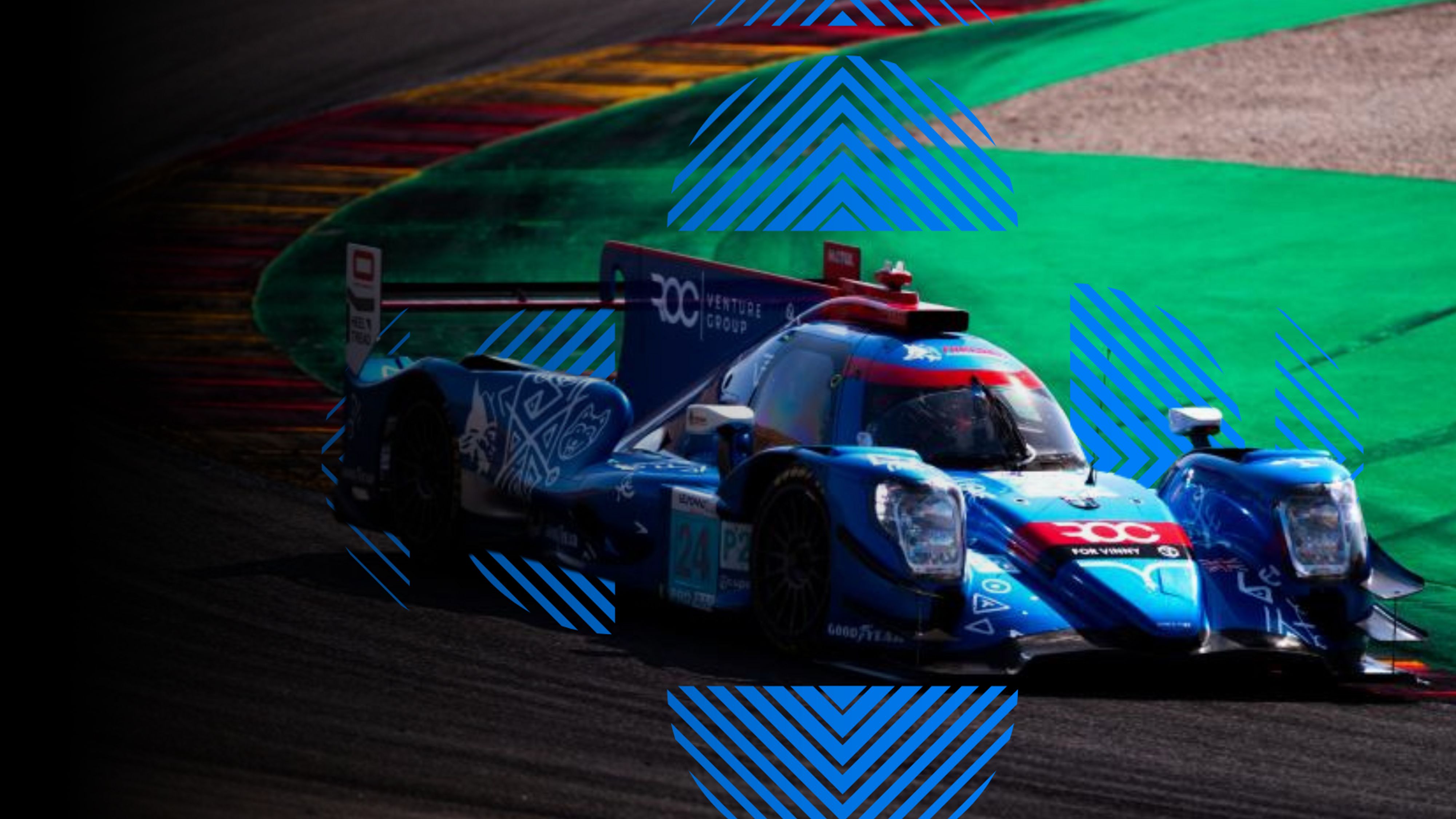 European Le Mans Series Race background Image