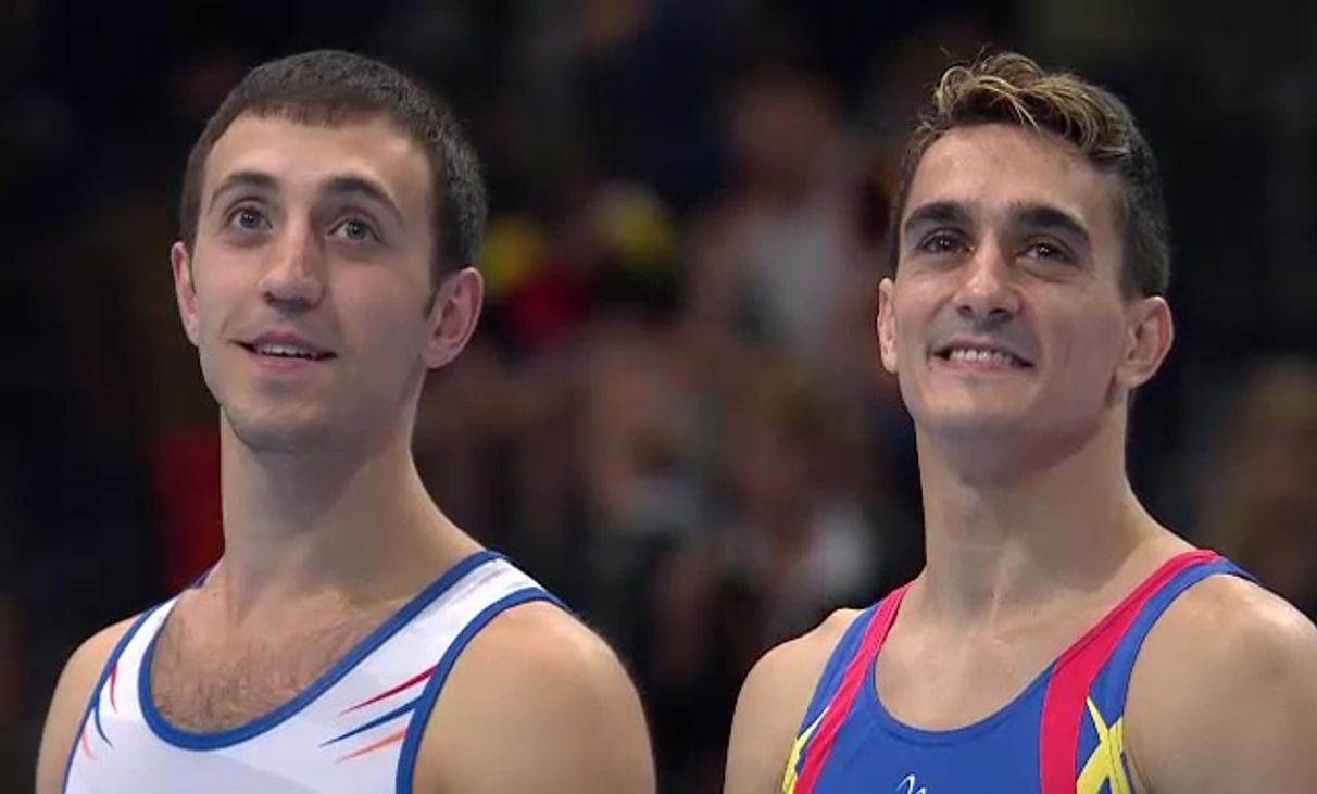 Men's Vault Victory Ceremony